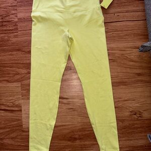 NWT Soft Yellow Leggings
